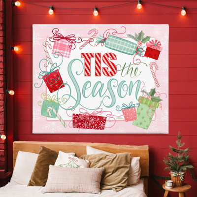 Toile rose pastel «The Season», conception par Nicole Tamarin