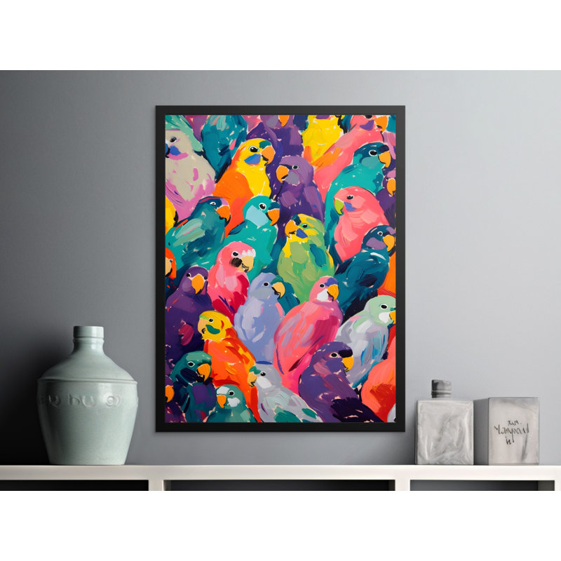 Nia 1 Piece Floater Frame Wall Art, 24x36