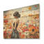 Art moderne sur bois de pin naturel Modern Meadow urbain-554213537