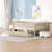 Kallel Daybed with Two Drawers and Guardrails-506472936-498385893