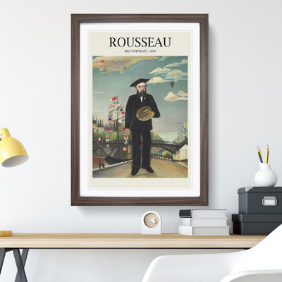 Self Portrait by Henri Rousseau - Picture Frame Painting