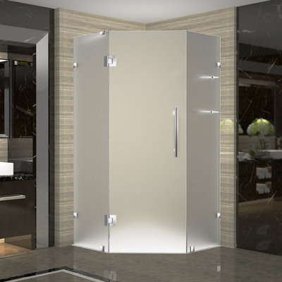 Cabine de douche à charnière à angle Neo 36 po x 72 po Neoscape GS