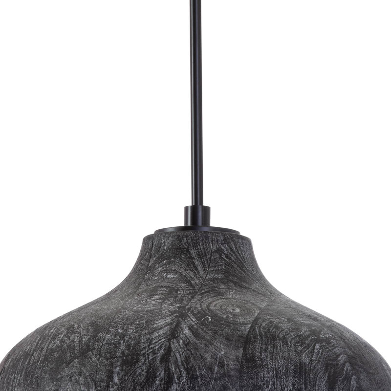 Surfside Wood Pendant, Ebony