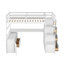 Lit mezzanine avec 7 tiroirs, 2 tablettes et un bureau-632482740-632482742