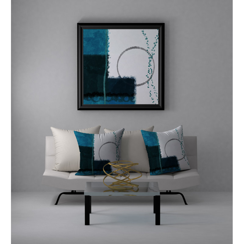 Charmante Coussin décoratif carrée de sûreté, 20 po x 20 po