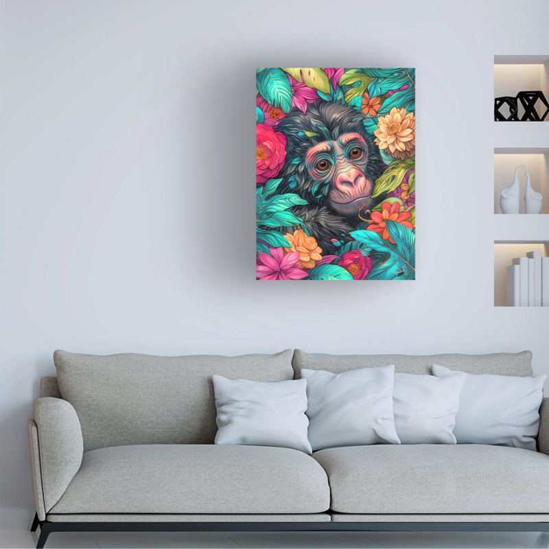 Art sur toile «Bachelor Romantzart Bloomin», H 19 po x l 14 po