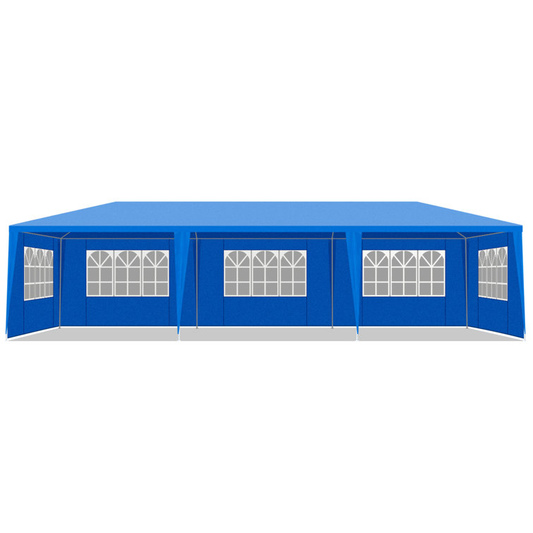 Outdoor 30 Ft. W x 10 Ft. D Metal Party Tent(incomplete)