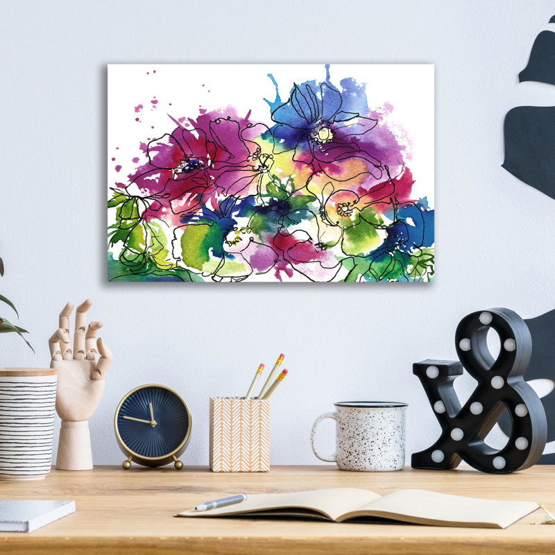 «Anemones» par Schuyler Rideout, H 12 po x l 16 po x P 0,13 po
