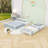 Metal Bunk Bed With Ladder And Guardrails-158494429-158494431