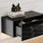 Wall-Mounted TV Console With Gloss Black Finish & 3-Color LED Lighting