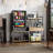 Mini Fridge Stand With Storage, Mini Refrigerator Stand With Power Outlet, Wine Fridge Table With Movable Storage Basket, Heavy Duty Beverage Refrigerator Table For Dorm Home Use (black)-114234351