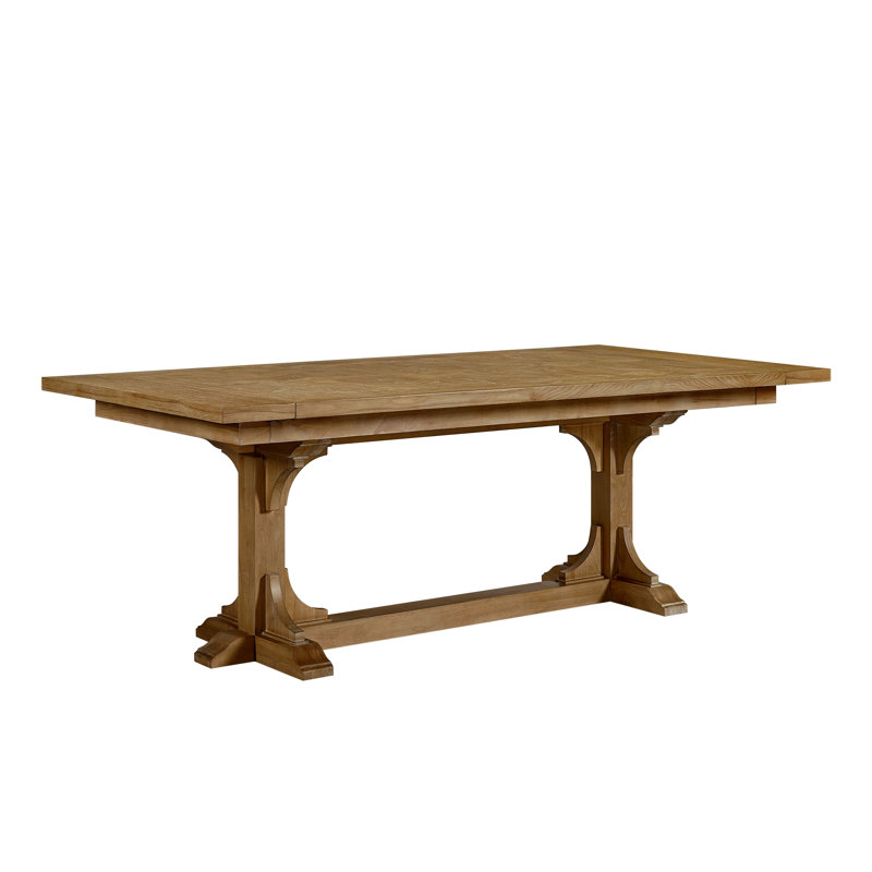 Table à tréteaux - Noix de cajou, Beige, H 30,03 po x L 114,03 po x l 44,03 po