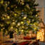 White Sprayed Christmas Tree With Pinecones-1277815780-1277815787