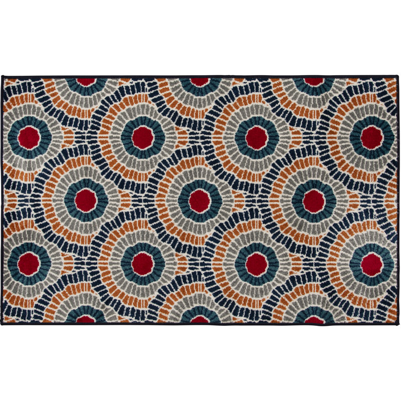 Moria Washable Abstract Indoor / Outdoor Rug, Rectangle 2' x 3'
