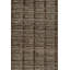 Wool Striped Area Rug in Brown/Gray