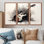 «Brown Charcoal Guitare Vibations III», art mural musique