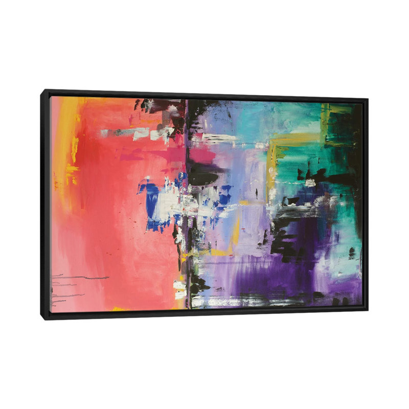 Persistence by Shalimar Legaspi - Painting on Canvas, 66.04 cm H x 45.72 cm W, Black Floater Frame