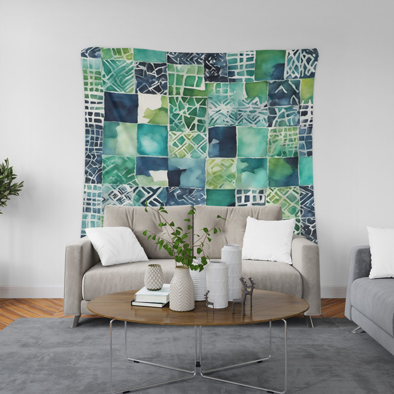 Tapisserie murale, H 80 po x l 68 po