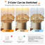 Luminaire de lustre en rotin Boho