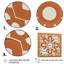 «Moroccanan Tiles In Earth Tones IV», reproduction sur toile-724792953-724792955