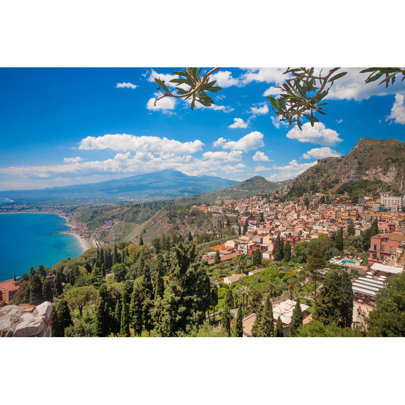 Giardini-naxos Bay by Andras_csontos - Wrapped Canvas Print, 30cm H x 46cm W