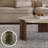 Simple cave stone solid wood coffee table-106422441-106422443