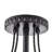 Finis 3 - Light 11.8" Antique Black Unique Bowl Semi Flush Mount