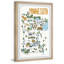 Gold Minnesota Spots - Reproduction d'art graphique sur papier encadré-1734193623