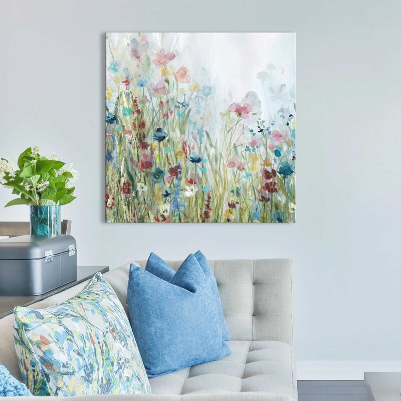 Red Barrel Studio® Wildflower Meadow by Carol Robinson Painting | Wayfair