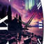 Horloge murale Magical Aurora Borealis-93382451