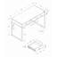Bureau d'ordinateur, bureau personnel, ordinateur portable, tiroirs de rangement, travail, métal, contemporain, moderne-1557510181-1557510182
