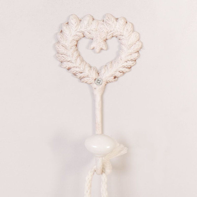 Engles Metal Wall Wall Hook, White