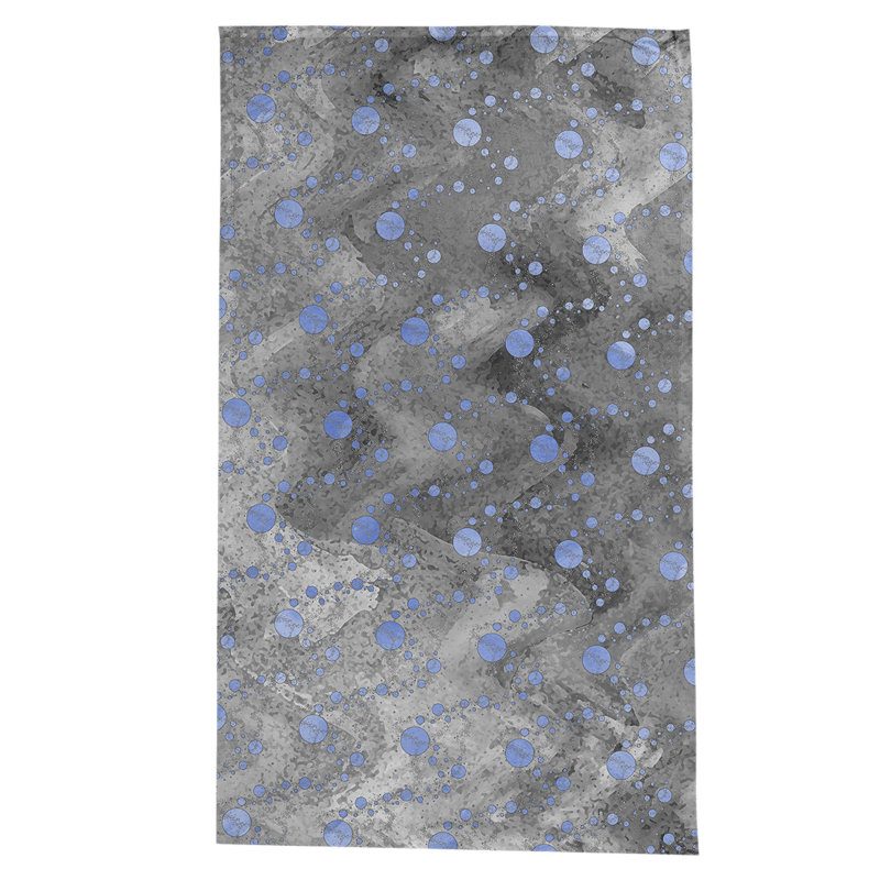 Leffel Abstract Tablecloth, Gray