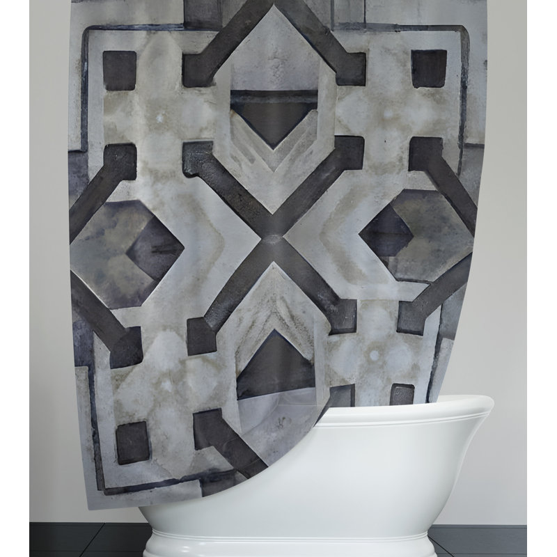 Rideau de douche Nickolai, H 72 po x l 70 po
