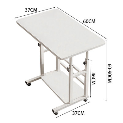 60cm Wide Adjustable Solid Wood Computer Desk