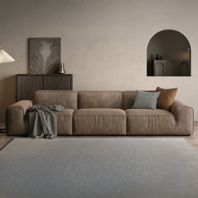 Straight Tofu-Block Minimalist Sofa