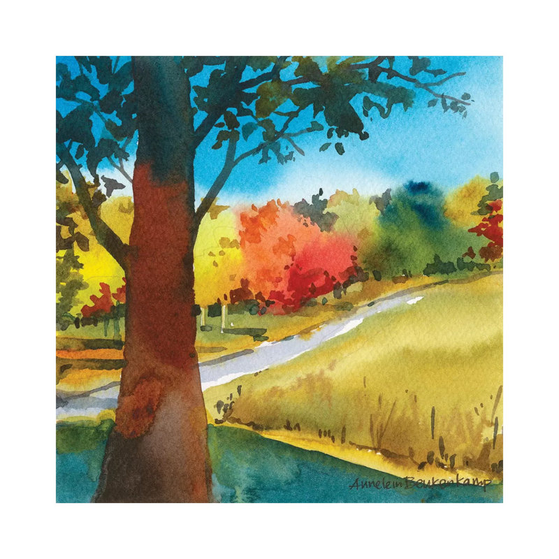 Brilliant by Annelein Beukenkamp - Wrapped Canvas Painting, 45.72 cm H x 45.72 cm W x 3.175 cm D