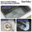 DeerValley 55×45×20 cm Stainless Steel Drop-In Sink with Faucets, Pop-Up Strainer & Drainer Basket, Nano Black