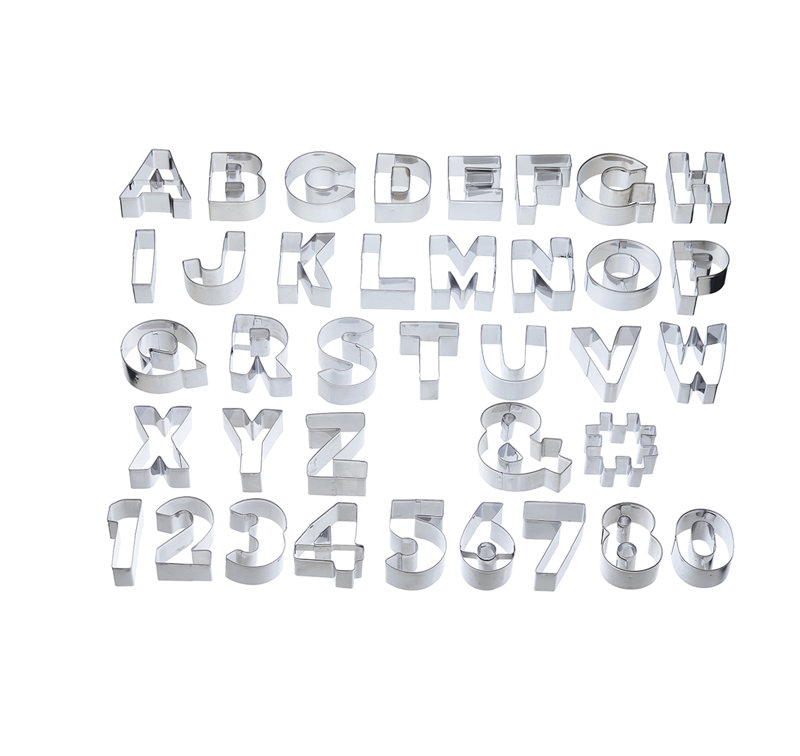 KitchenCraft ABC & 123 Cookie Cutter Set