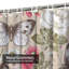 Rideau de douche avec 12 crochets Butterfly-64175419