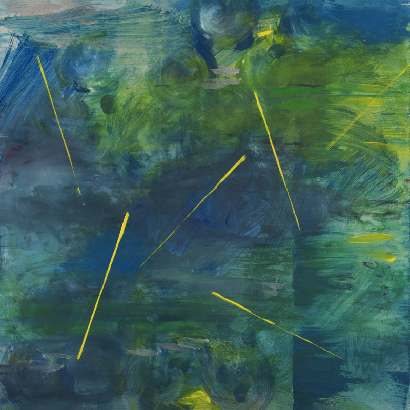 Yellow Blade Painting by Joyce Creiger
