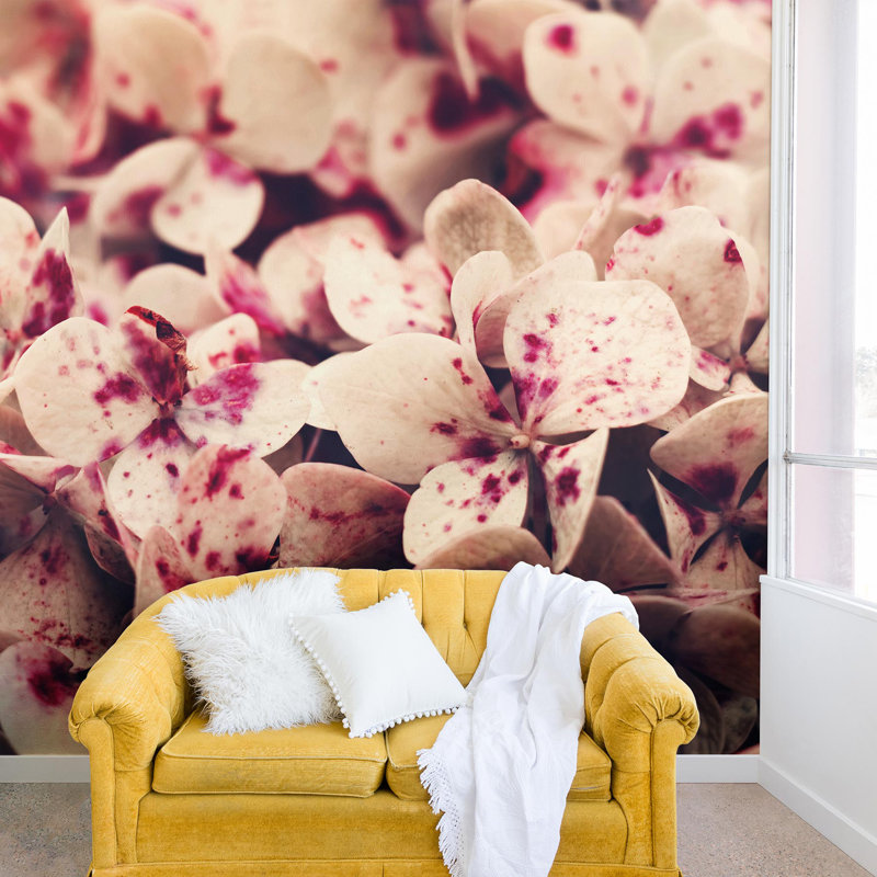 Peel & Stick Floral Wall Mural, 96" L x 96" W