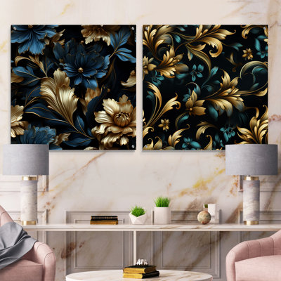 Mormont - Abstract Acrylic Wall Art Glass Set Of 2