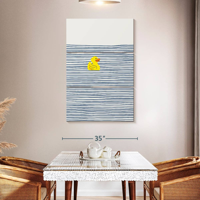 Ashelle Yellow Rubber Duck, 50" H x 32" W