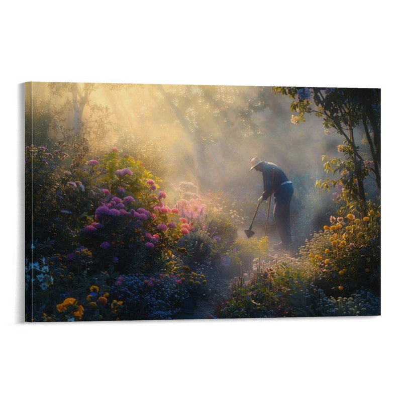 Art mural encadré 20 "x 30" avec cadre en bois, prêt à être accroché, 20 po x 30 po