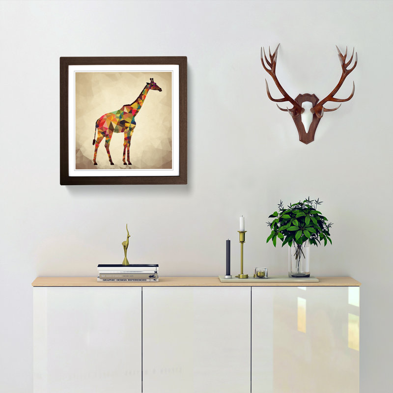 Giraffe Constructivism No.2 - Framed Print