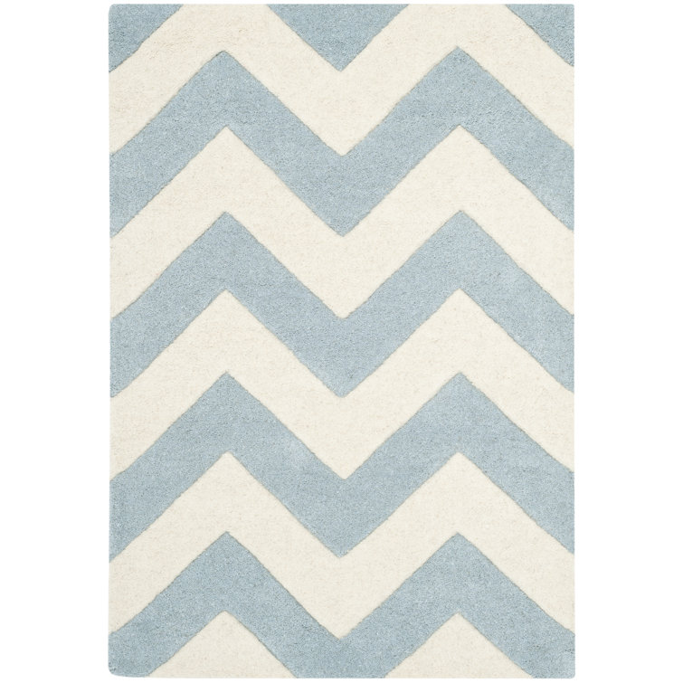 Teresita Hand Tufted Wool Chevron Rug