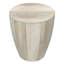 Elmbrook 21"W Solid Mango Wood Modern Drum End Table-1048308295