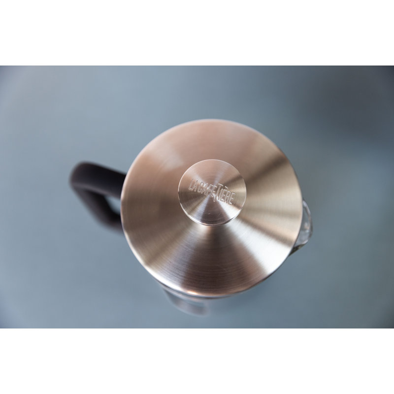Pisa 1L Cafetiere, Silver