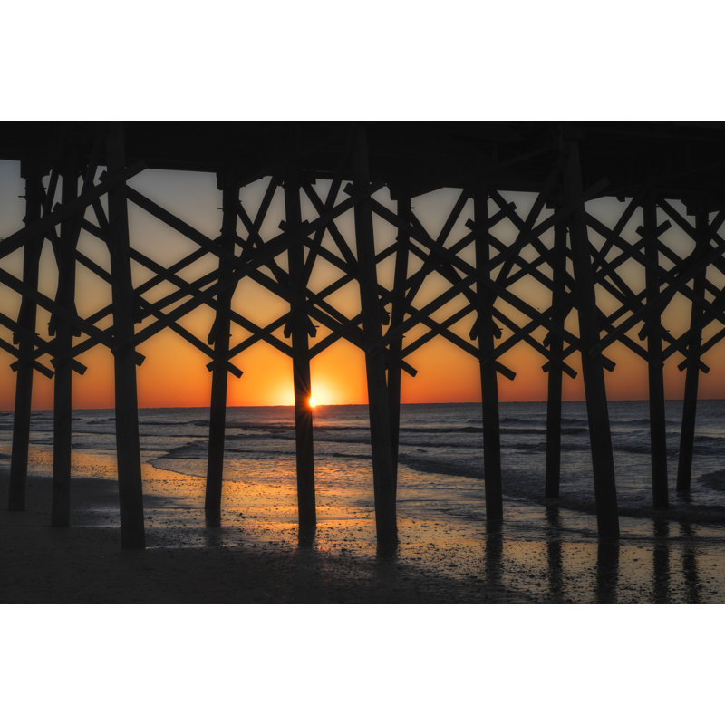 Under The Boardwalk by Danny Head - Print on Canvas, 51 cm H x 76 cm W, Wrapped Canvas